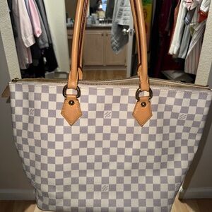 Reposhing! Authentic Louis Vuitton Damier Azur Saleya MM Tote